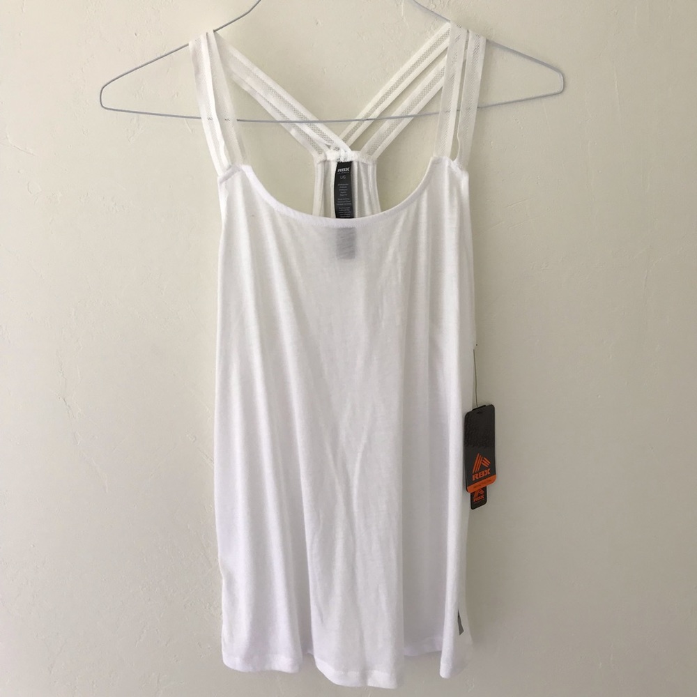 White Workout tank